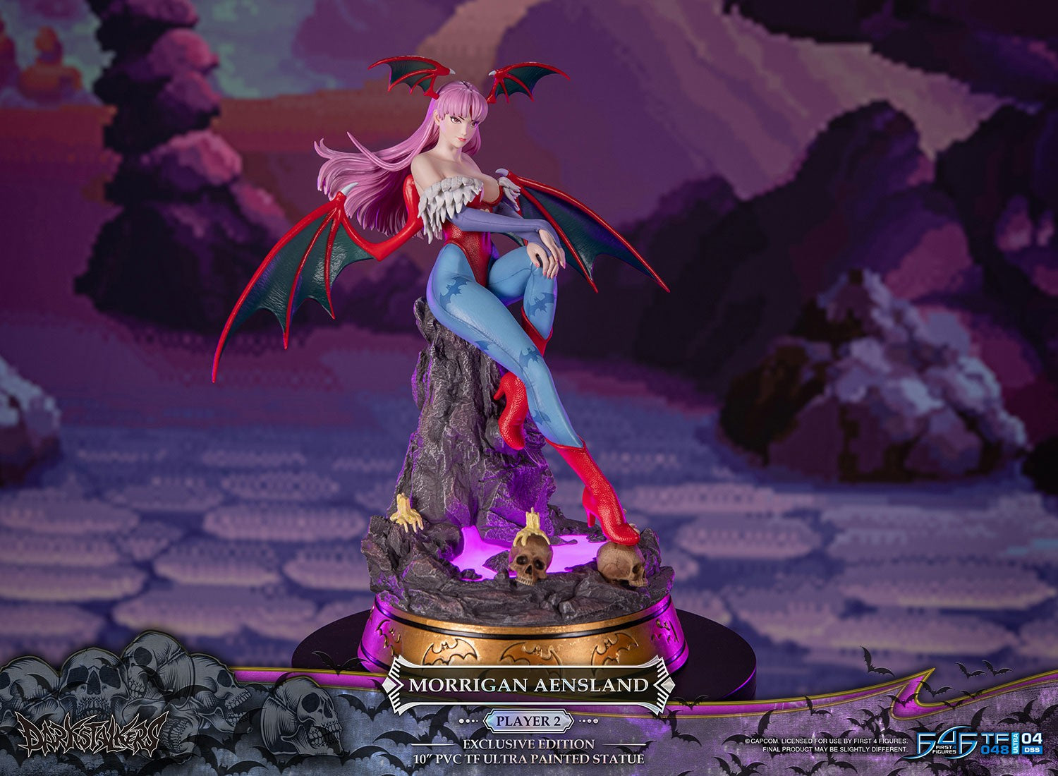 PRE-ORDER First4Figures - Darkstalkers - Morrigan Aensland: 2P Color Ver. Exclusive Edition