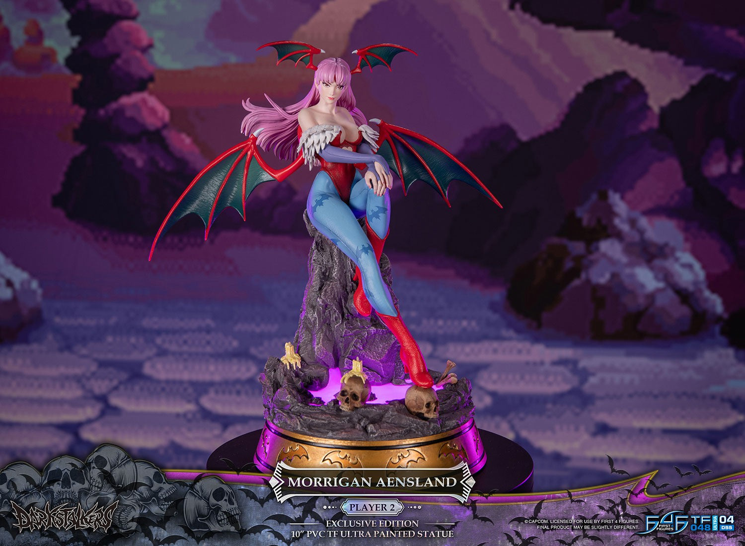PRE-ORDER First4Figures - Darkstalkers - Morrigan Aensland: 2P Color Ver. Exclusive Edition