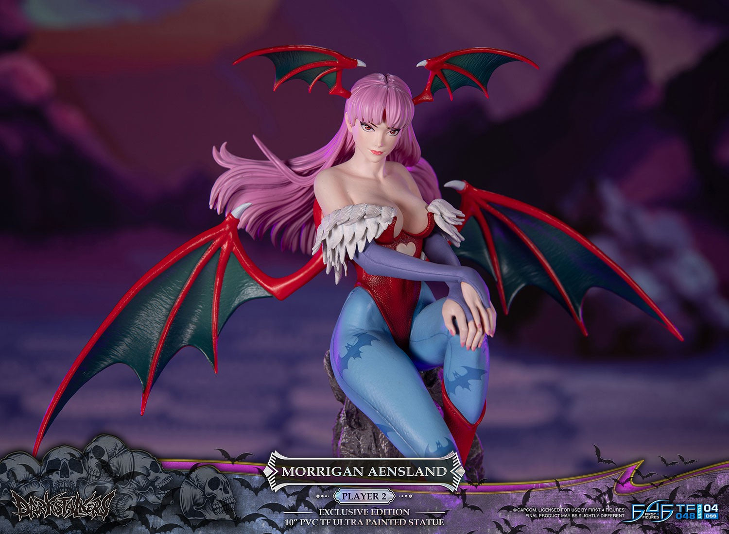 PRE-ORDER First4Figures - Darkstalkers - Morrigan Aensland: 2P Color Ver. Exclusive Edition