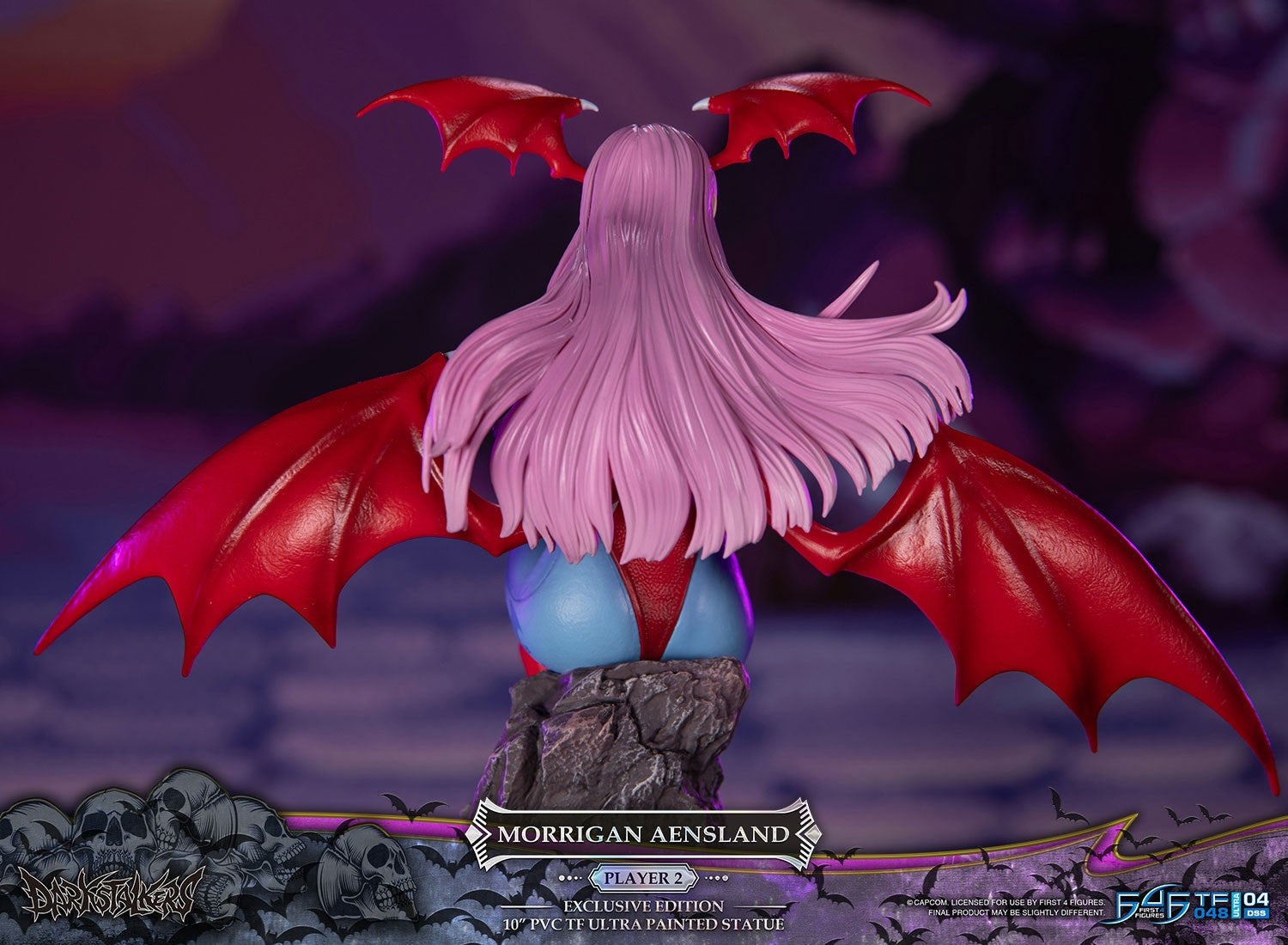 PRE-ORDER First4Figures - Darkstalkers - Morrigan Aensland: 2P Color Ver. Exclusive Edition