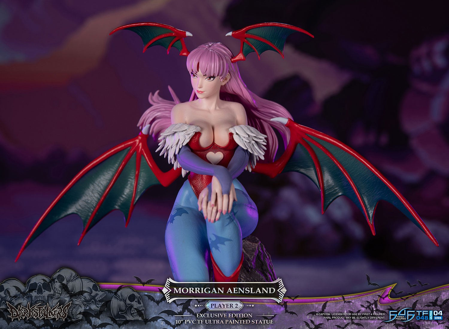 PRE-ORDER First4Figures - Darkstalkers - Morrigan Aensland: 2P Color Ver. Exclusive Edition