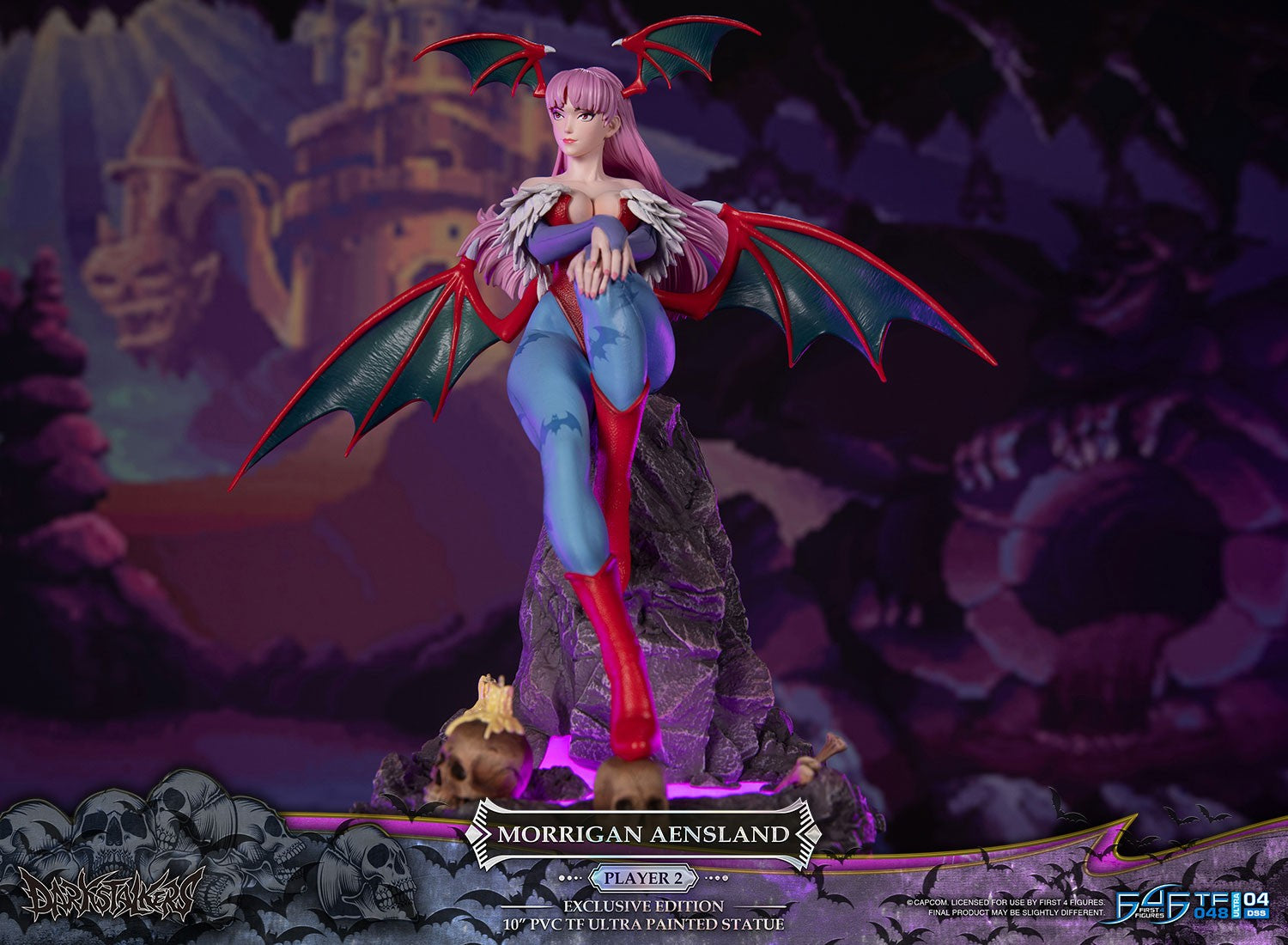 PRE-ORDER First4Figures - Darkstalkers - Morrigan Aensland: 2P Color Ver. Exclusive Edition