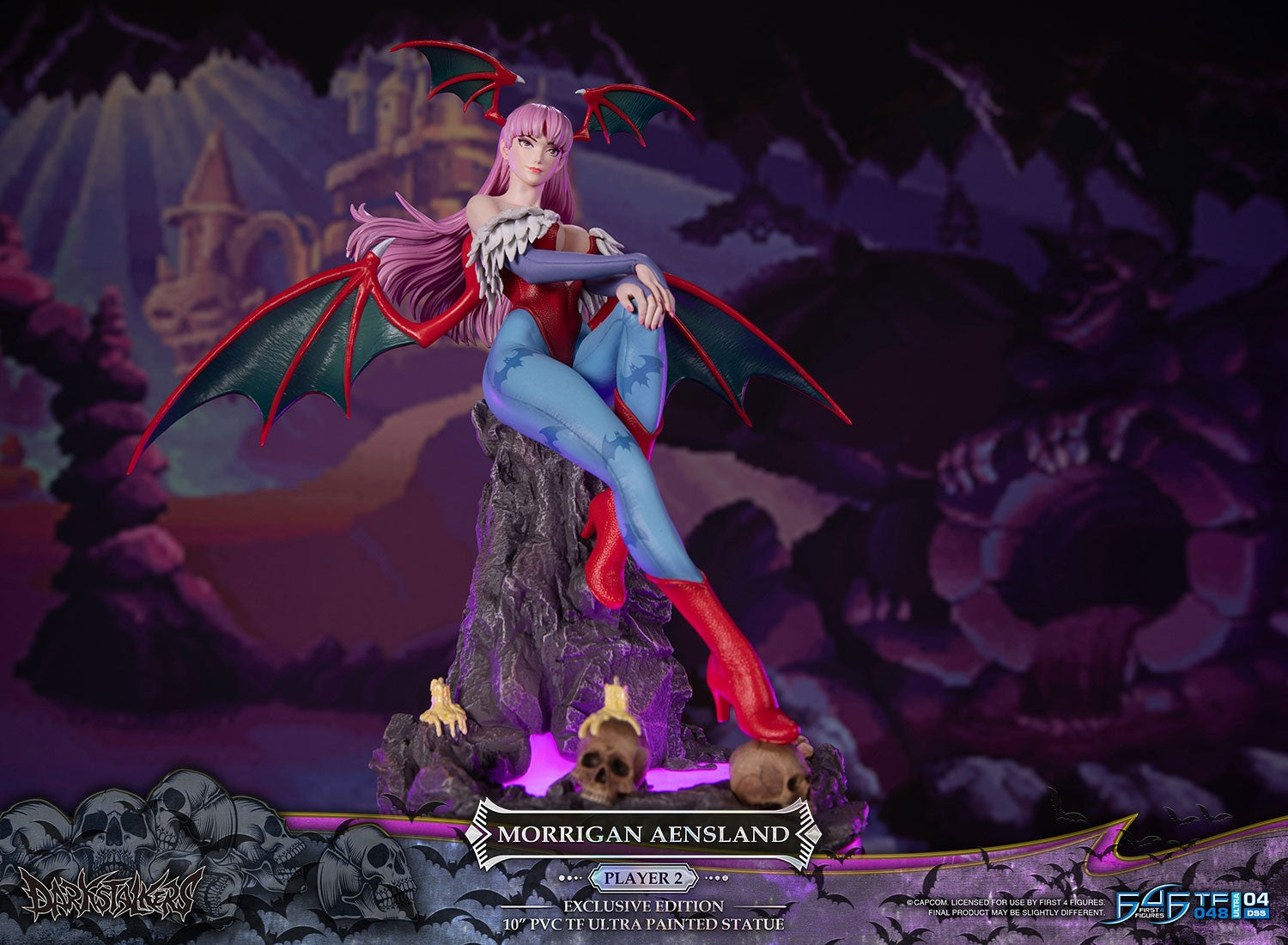 PRE-ORDER First4Figures - Darkstalkers - Morrigan Aensland: 2P Color Ver. Exclusive Edition