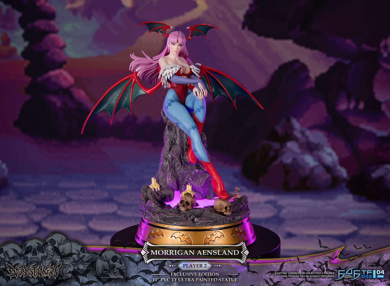 PRE-ORDER First4Figures - Darkstalkers - Morrigan Aensland: 2P Color Ver. Exclusive Edition