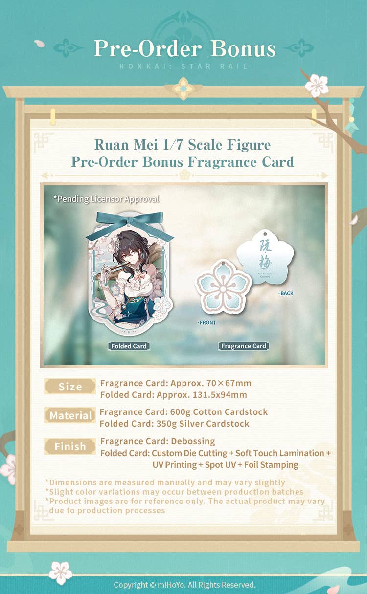 SPECIAL ORDER Myethos - Honkai: Star Rail - Ruan Mei: Plumblossom Letter Ver. 1/7 [JP]
