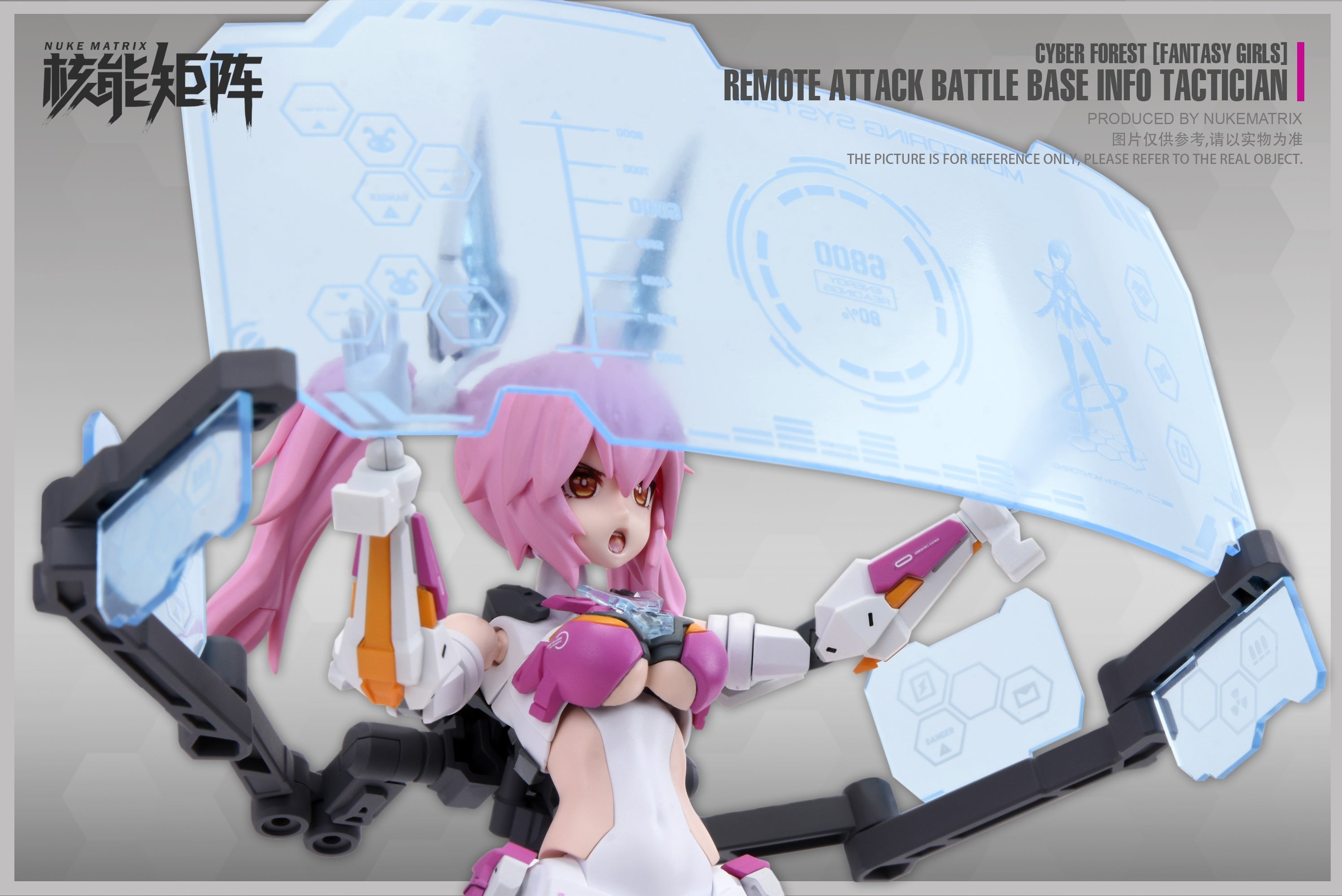 IN-STOCK Nuke Matrix - CYBER FOREST [FANTASY GIRLS] - CF02 Lirly Bell Remote Attack Battle Base Info Tactician 1/10.5