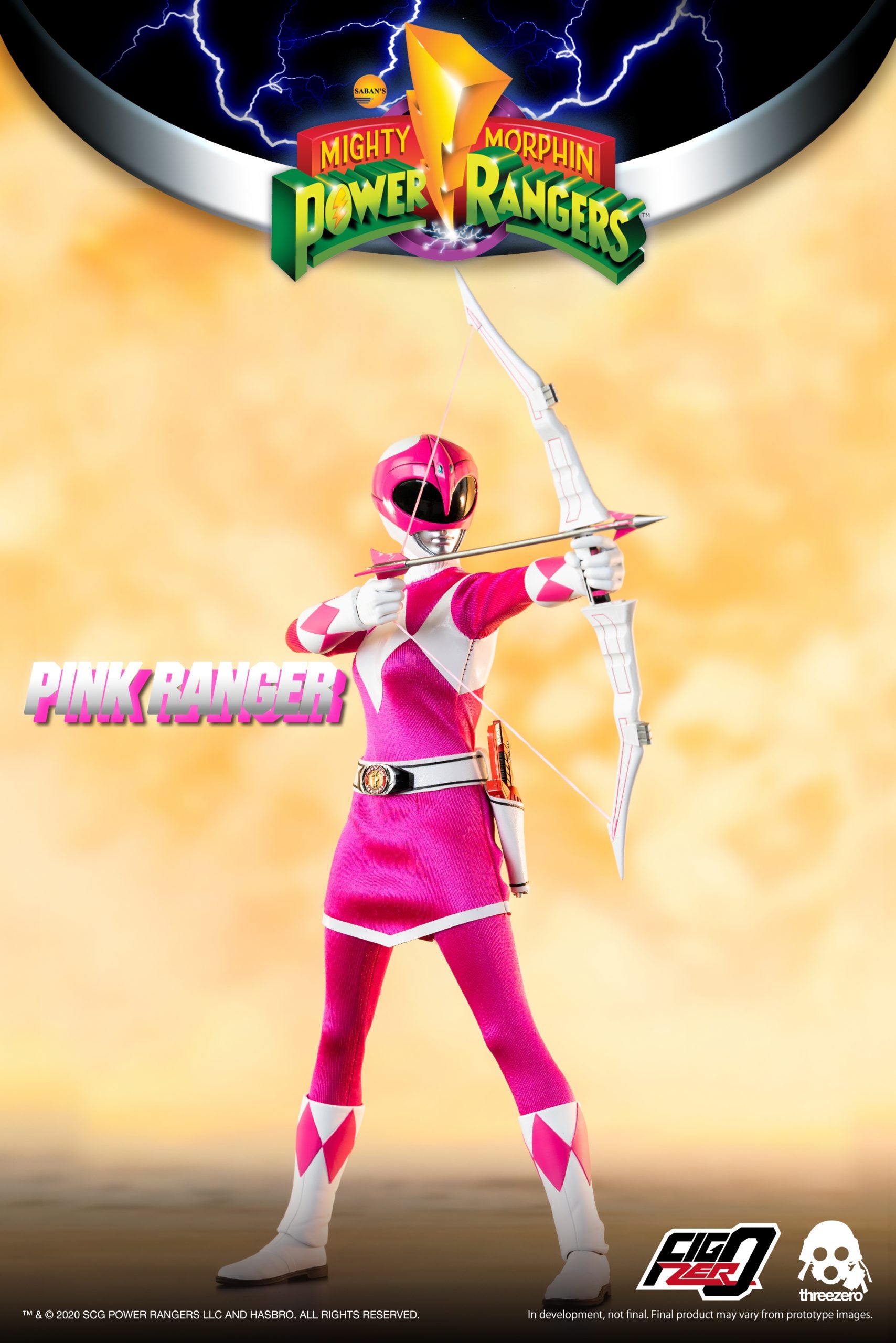 PRE-ORDER threezero - FigZero - Mighty Morphin Power Rangers - Pink Ranger 1/6 [2024-Q1 Release]
