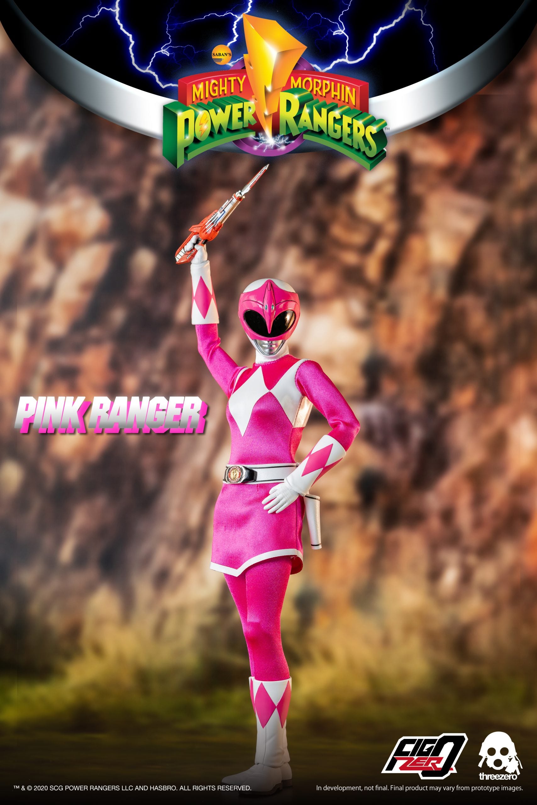PRE-ORDER threezero - FigZero - Mighty Morphin Power Rangers - Pink Ranger 1/6 [2024-Q1 Release]