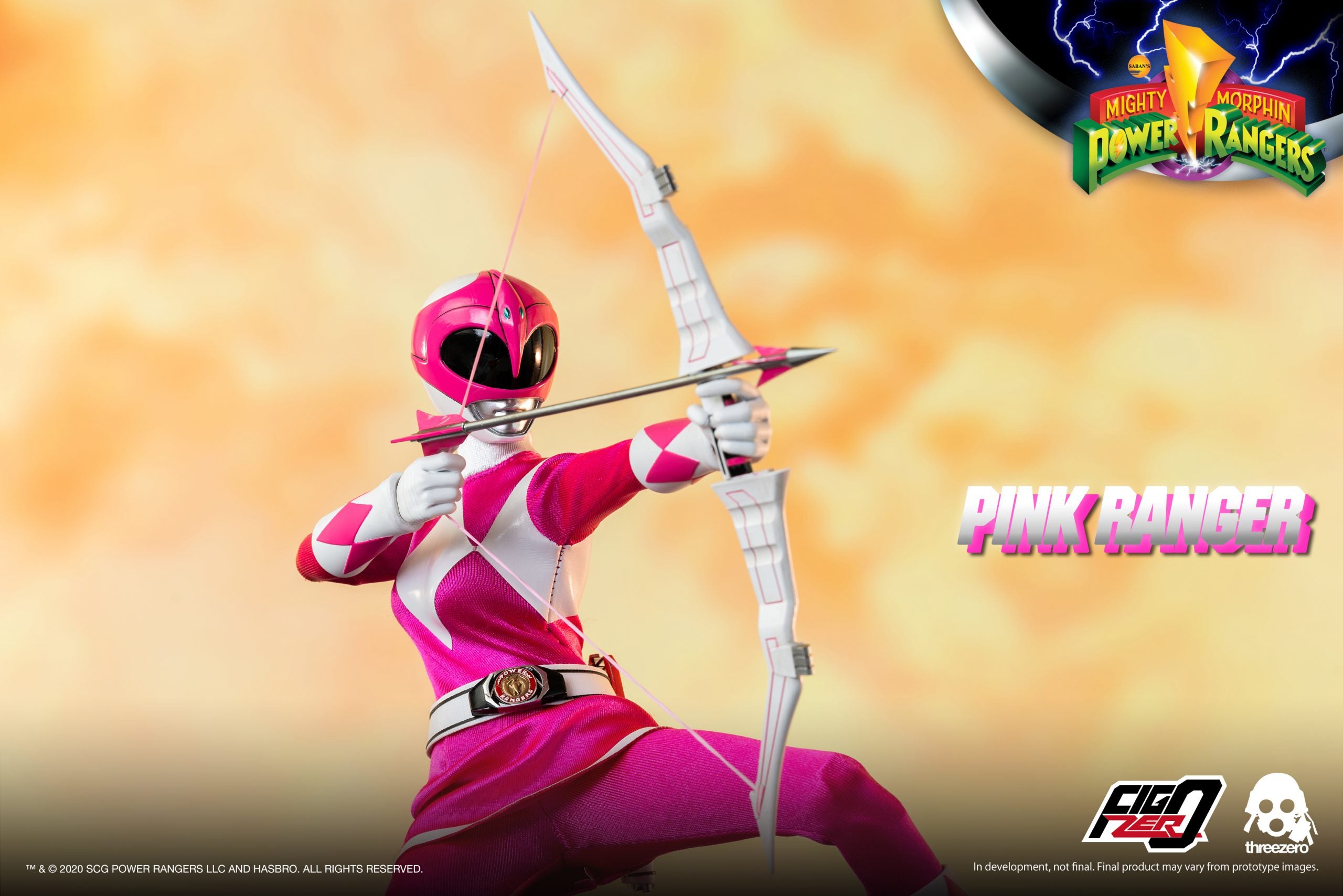 PRE-ORDER threezero - FigZero - Mighty Morphin Power Rangers - Pink Ranger 1/6 [2024-Q1 Release]