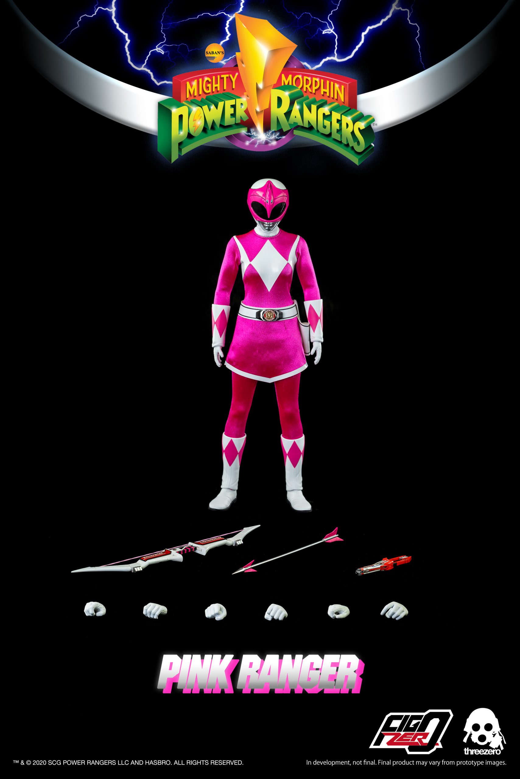 PRE-ORDER threezero - FigZero - Mighty Morphin Power Rangers - Pink Ranger 1/6 [2024-Q1 Release]