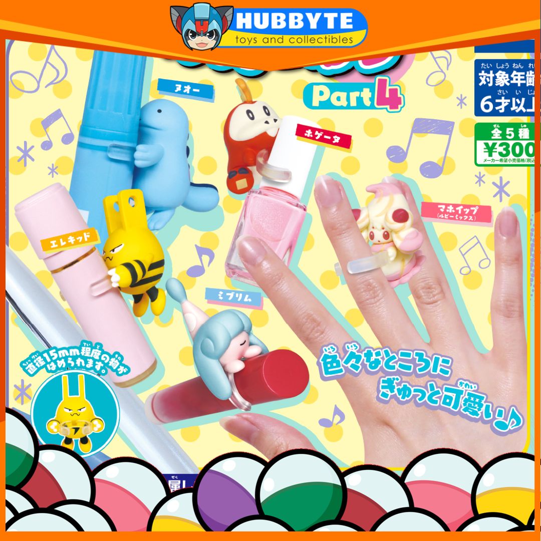 BACK-ORDER Takara Tomy A.R.T.S - Pokémon Ring 4 [Set of 5]