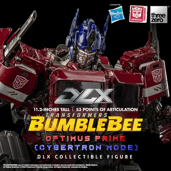 PRE-ORDER threezero - Transformers: Bumblebee - DLX Optimus Prime: Cybertron Mode