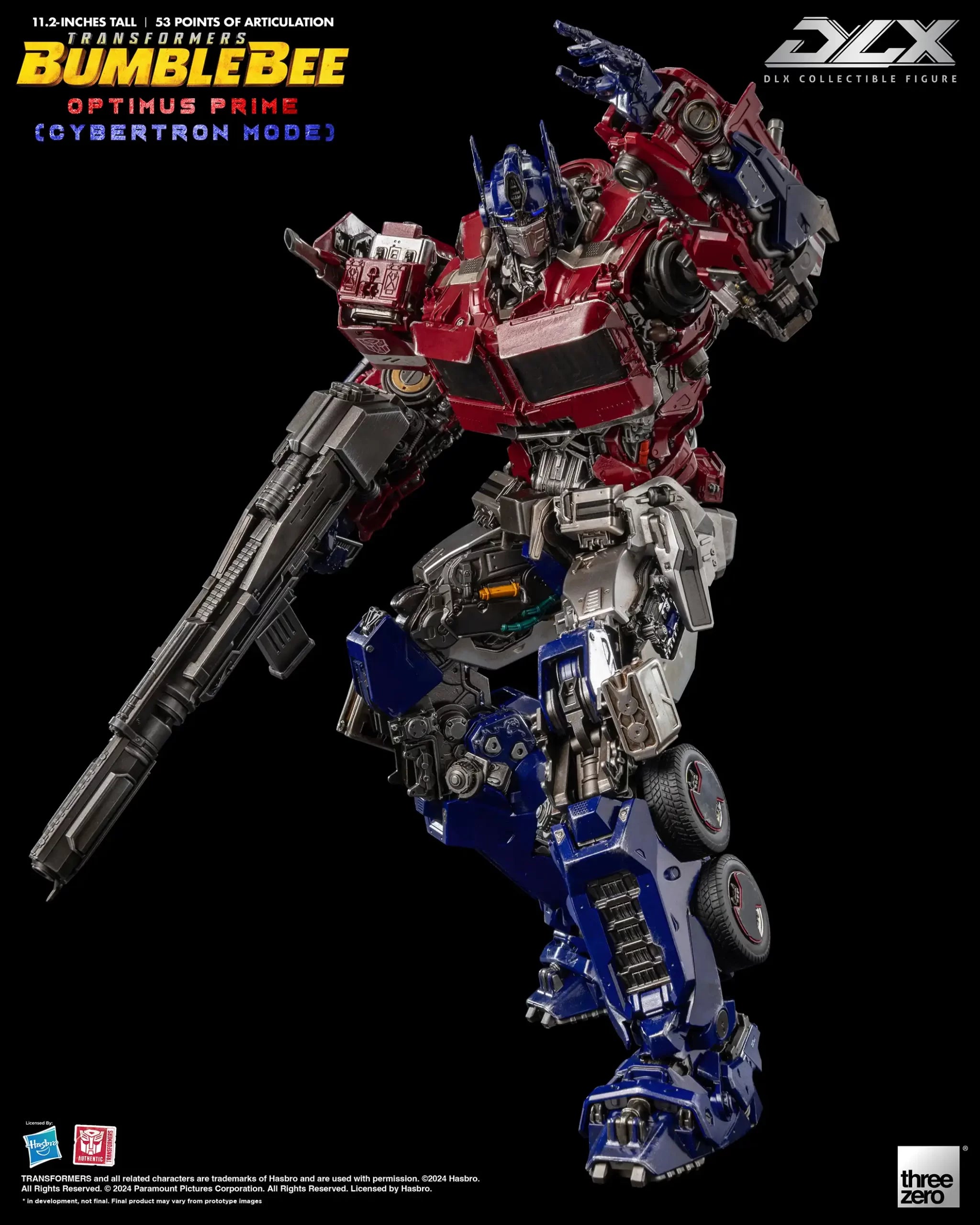 PRE-ORDER threezero - Transformers: Bumblebee - DLX Optimus Prime: Cybertron Mode