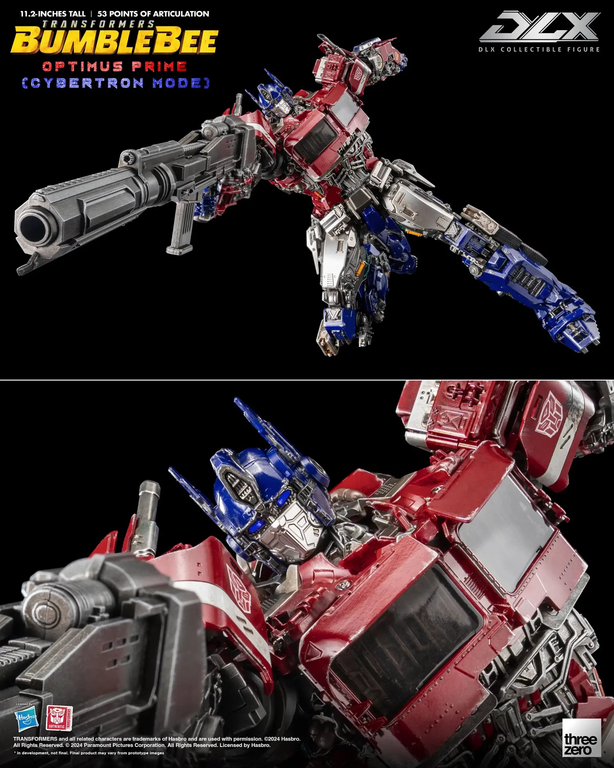 PRE-ORDER threezero - Transformers: Bumblebee - DLX Optimus Prime: Cybertron Mode