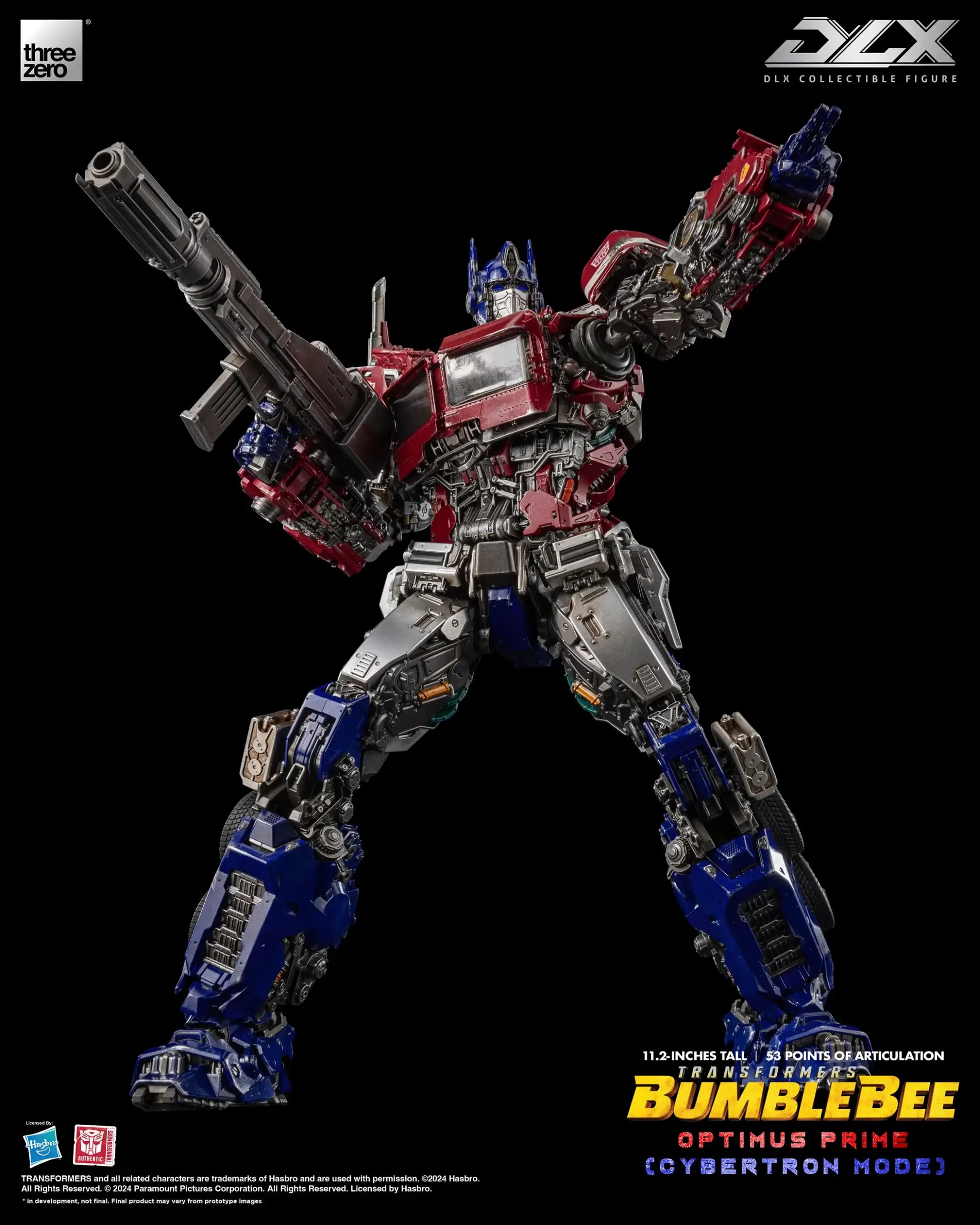 PRE-ORDER threezero - Transformers: Bumblebee - DLX Optimus Prime: Cybertron Mode