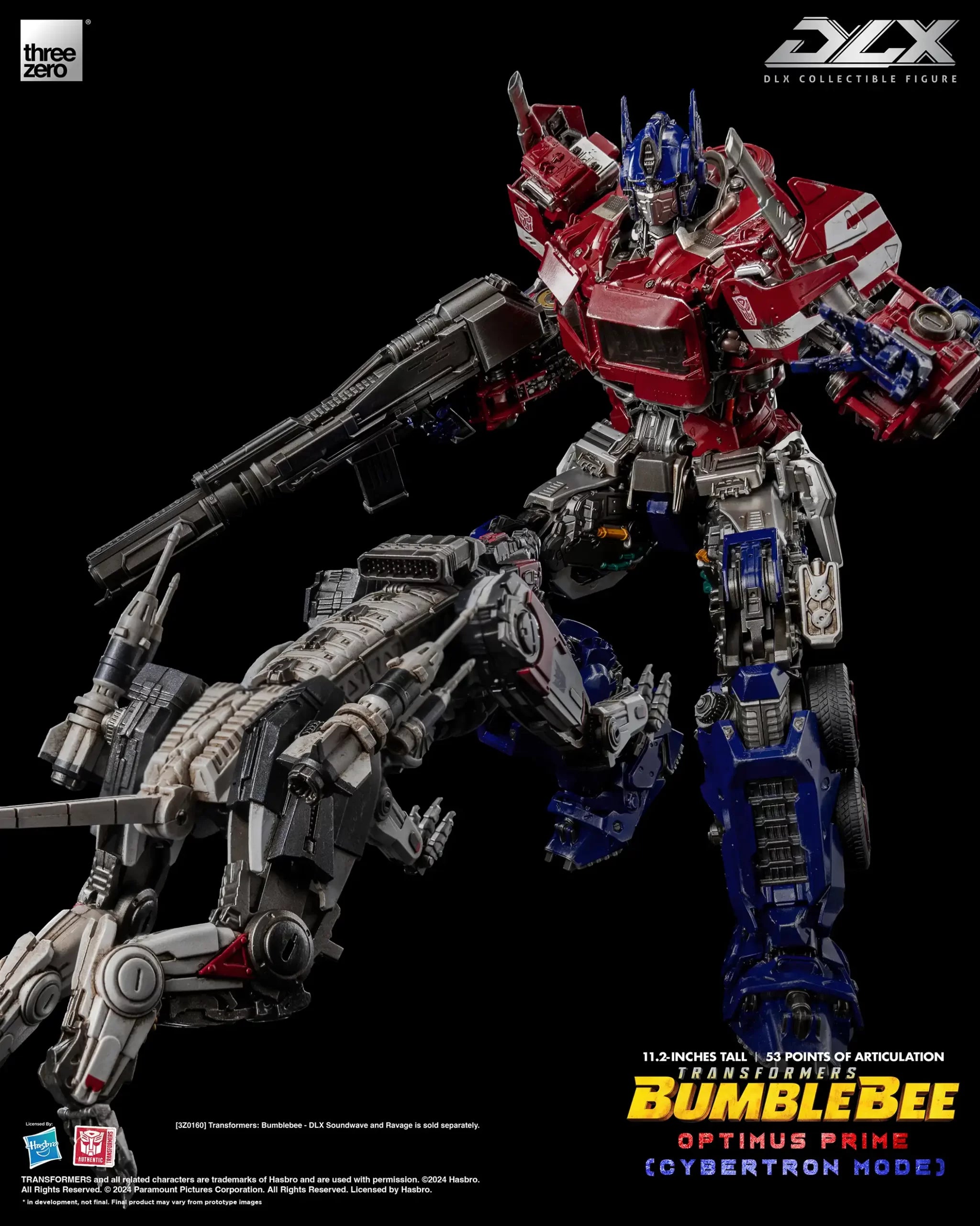 PRE-ORDER threezero - Transformers: Bumblebee - DLX Optimus Prime: Cybertron Mode
