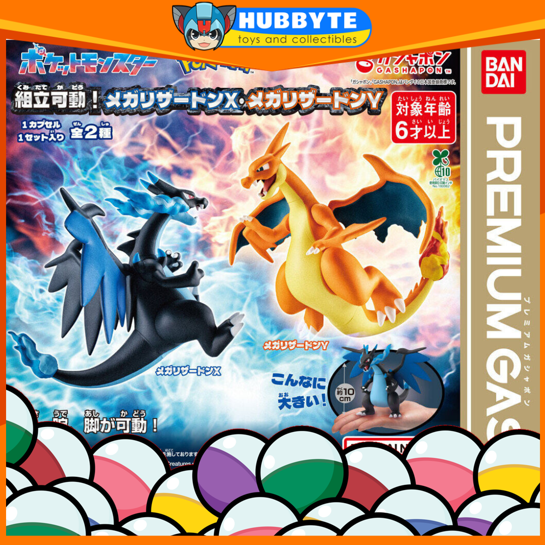 IN-STOCK Bandai - Pocket Monsters Mega Charizard X Mega Charizard Y