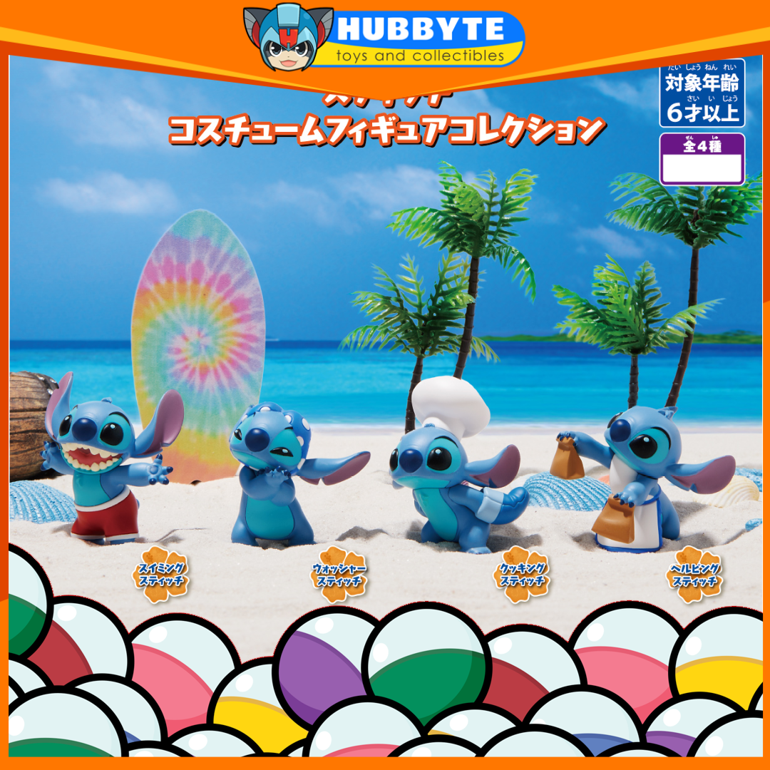 BACK-ORDER Takara Tomy A.R.T.S - Lilo and Stitch - Stitch Costume Figure Collection [Set of 4]