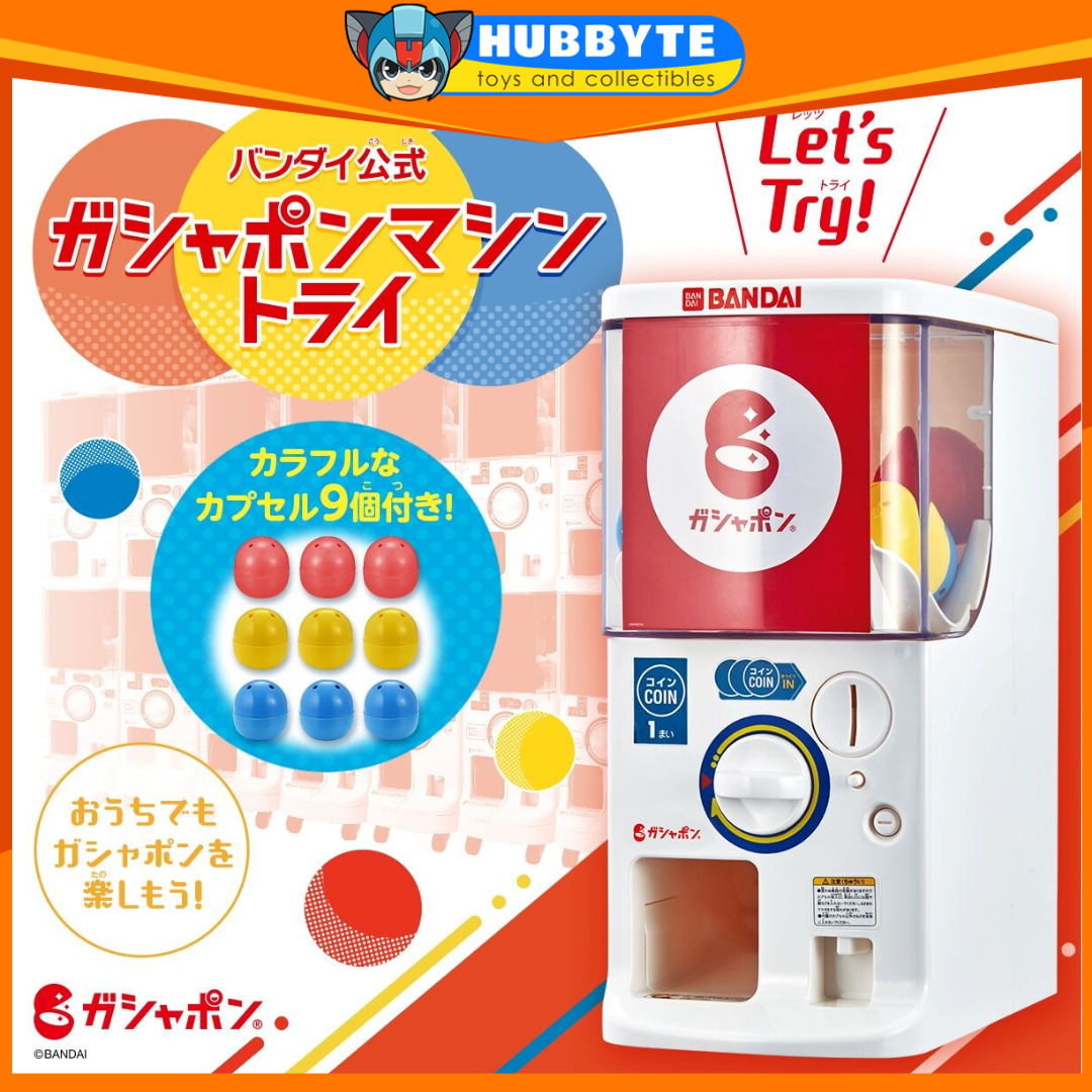 IN-STOCK Bandai - Official Gashapon Machine Try 1/2