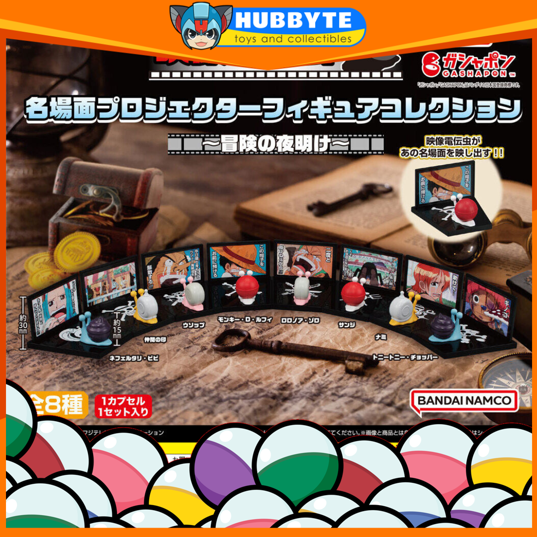 IN-STOCK Bandai - One Piece Eizou Den Den Mushi Famous Scene Projector Figure Collection