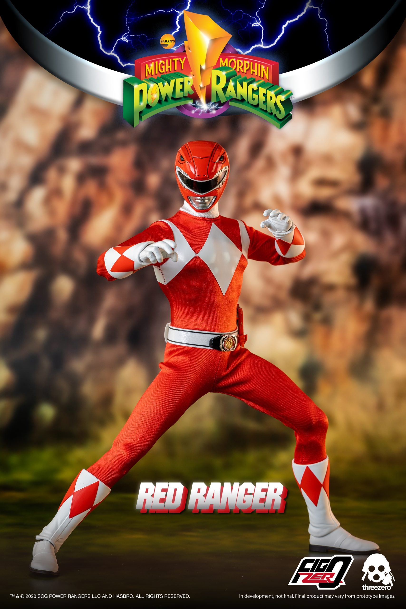 PRE-ORDER threezero - FigZero - Mighty Morphin Power Rangers - Red Ranger 1/6 [2024-Q1 Release]