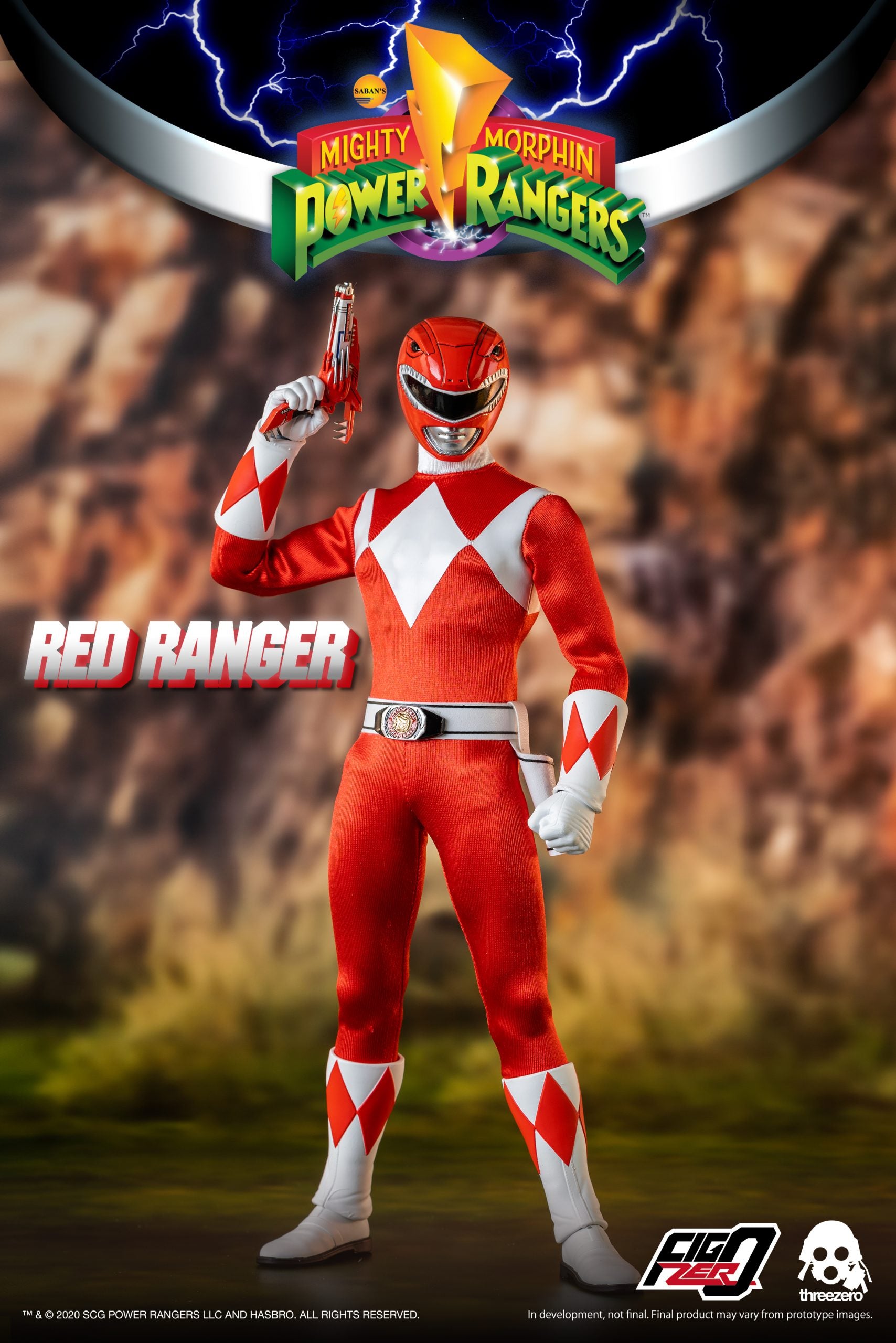PRE-ORDER threezero - FigZero - Mighty Morphin Power Rangers - Red Ranger 1/6 [2024-Q1 Release]