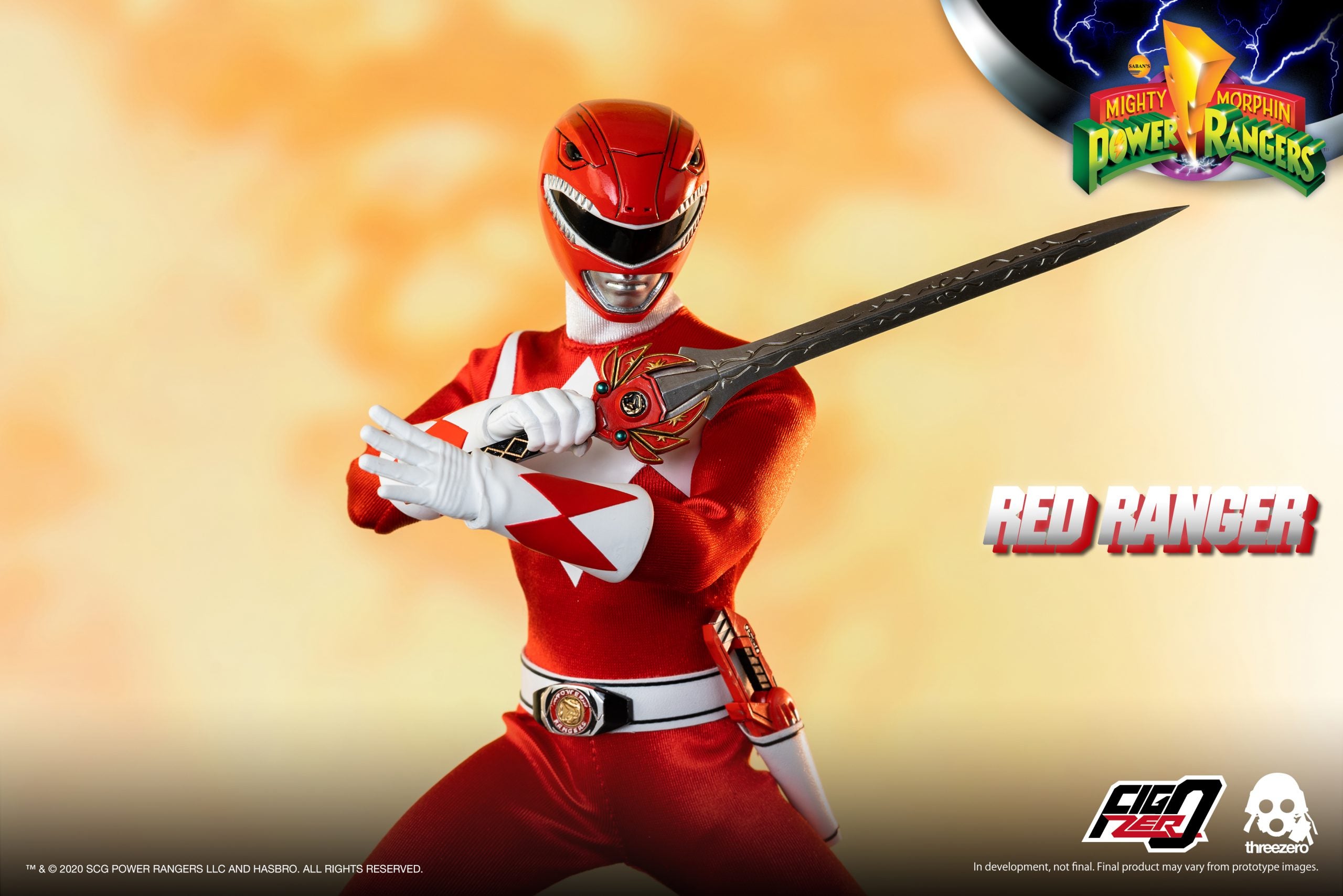PRE-ORDER threezero - FigZero - Mighty Morphin Power Rangers - Red Ranger 1/6 [2024-Q1 Release]