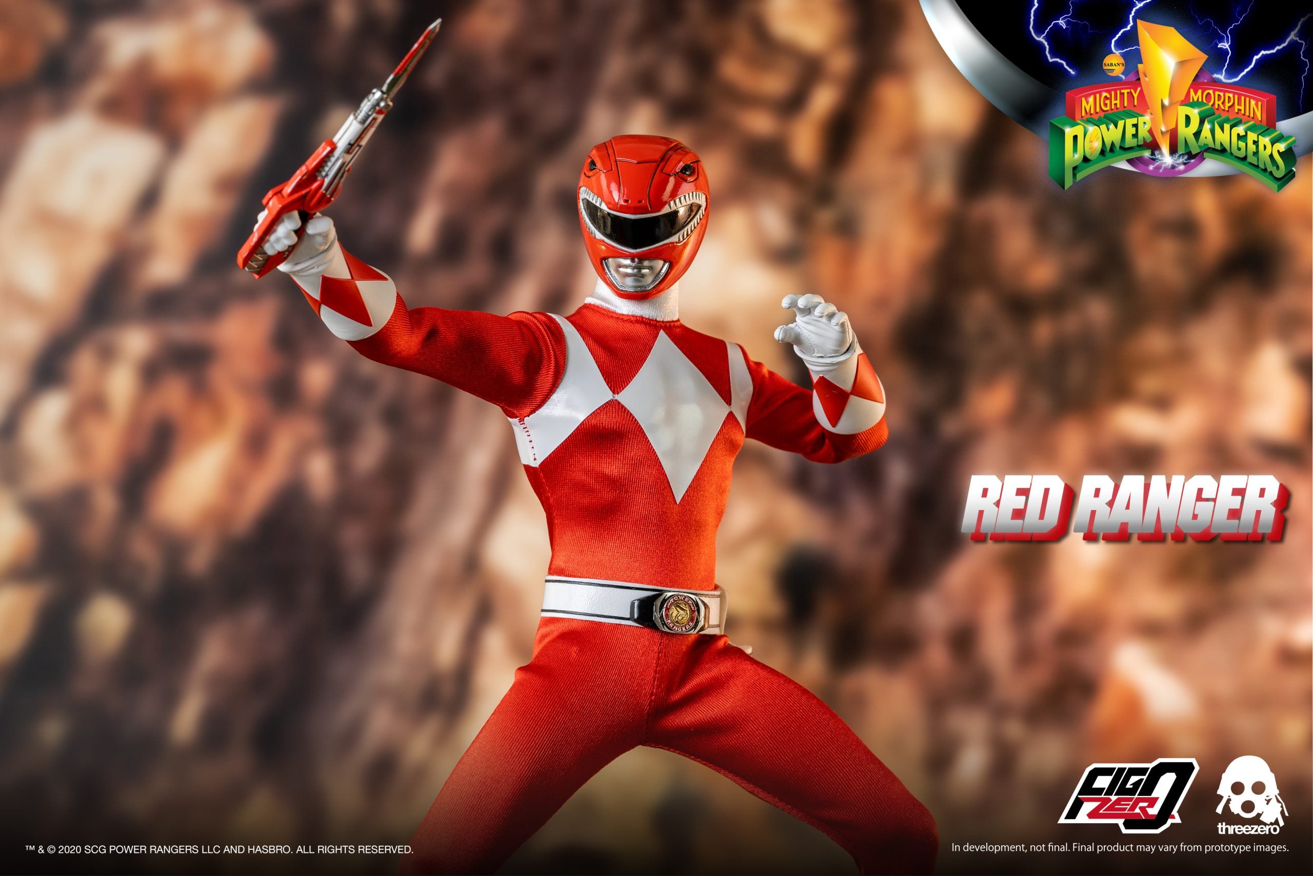 PRE-ORDER threezero - FigZero - Mighty Morphin Power Rangers - Red Ranger 1/6 [2024-Q1 Release]