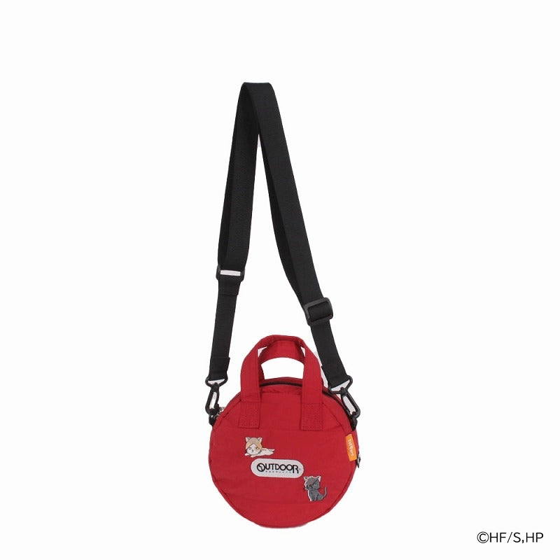 SPECIAL ORDER Haikyu!! x OUTDOOR PRODUCTS - Haikyu!! Round Mini Shoulder Bag: Red [ANIMATE EXCLUSIVE]