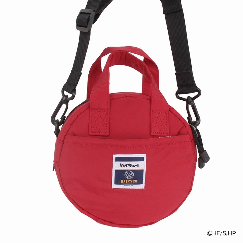 SPECIAL ORDER Haikyu!! x OUTDOOR PRODUCTS - Haikyu!! Round Mini Shoulder Bag: Red [ANIMATE EXCLUSIVE]