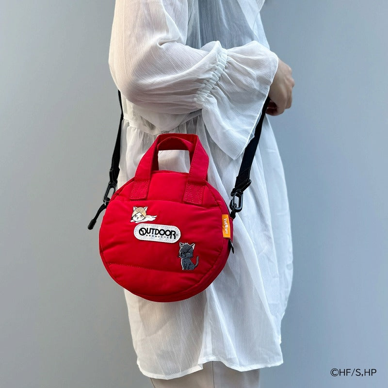 SPECIAL ORDER Haikyu!! x OUTDOOR PRODUCTS - Haikyu!! Round Mini Shoulder Bag: Red [ANIMATE EXCLUSIVE]