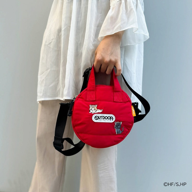 SPECIAL ORDER Haikyu!! x OUTDOOR PRODUCTS - Haikyu!! Round Mini Shoulder Bag: Red [ANIMATE EXCLUSIVE]