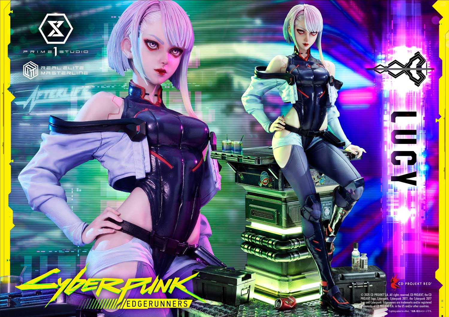 PRE-ORDER Prime1 Studio - Real Elite Masterline - Cyberpunk: Edgerunners - Lucy 1/4