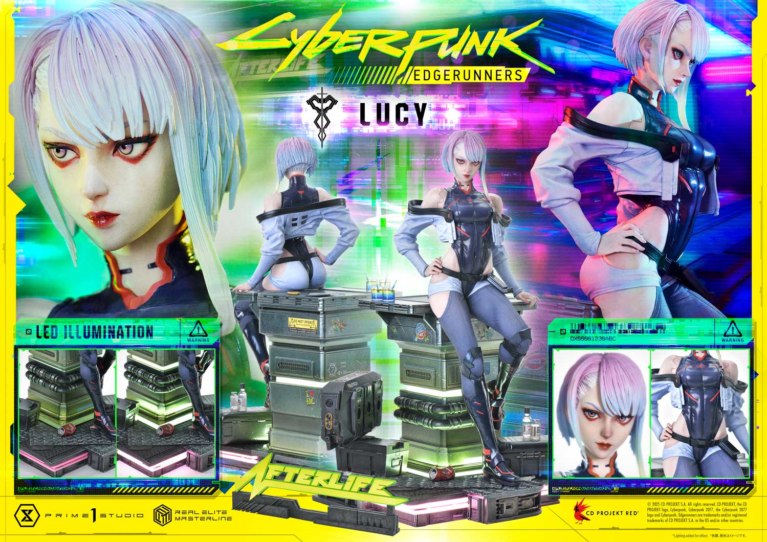 PRE-ORDER Prime1 Studio - Real Elite Masterline - Cyberpunk: Edgerunners - Lucy 1/4