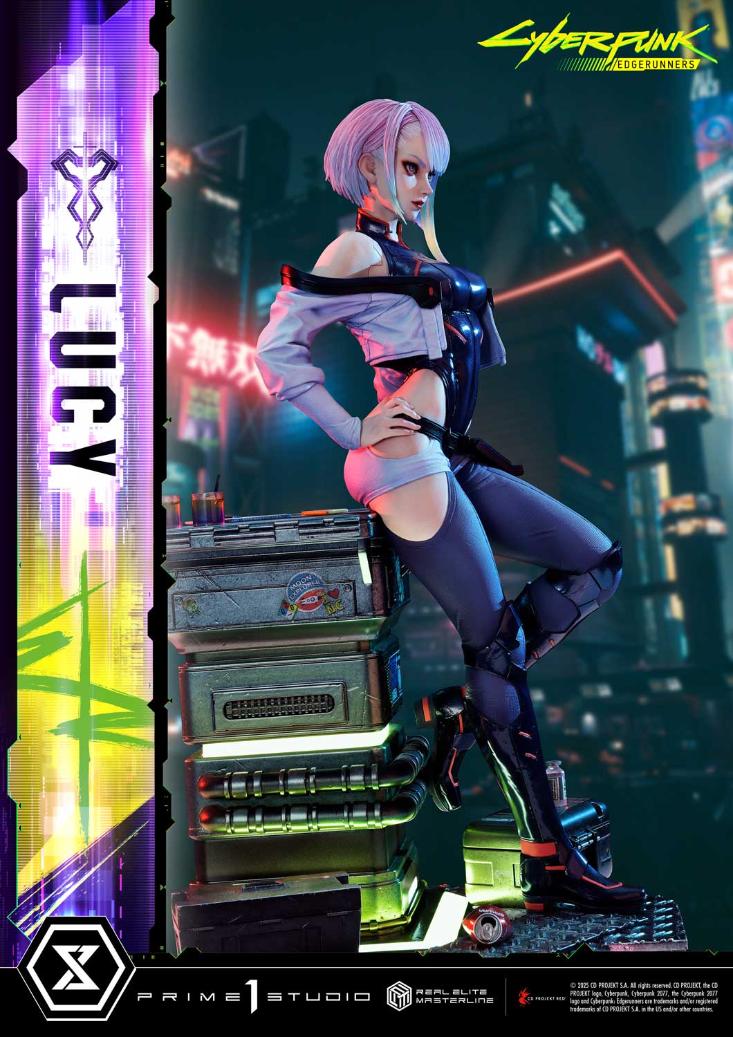 PRE-ORDER Prime1 Studio - Real Elite Masterline - Cyberpunk: Edgerunners - Lucy 1/4