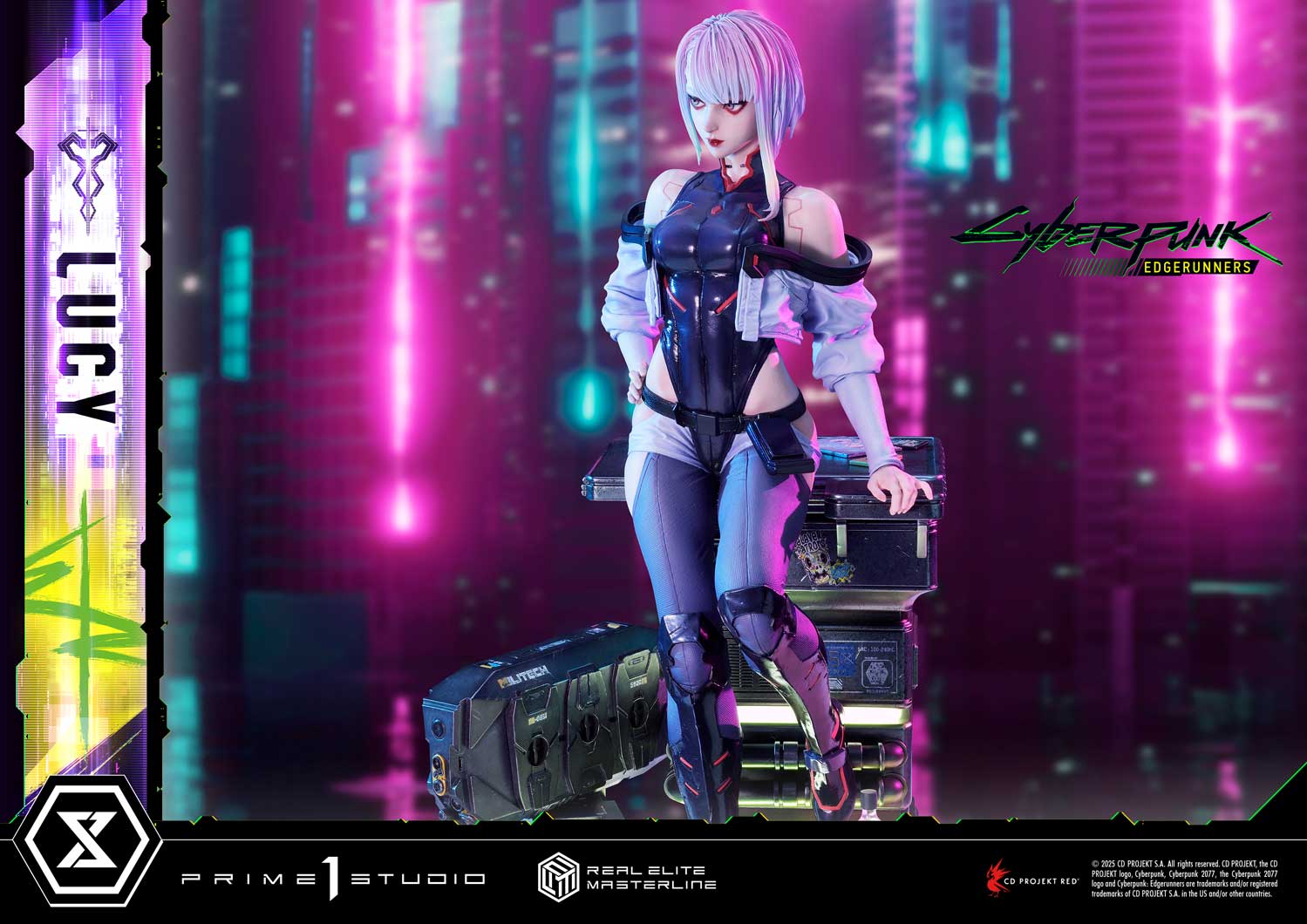 PRE-ORDER Prime1 Studio - Real Elite Masterline - Cyberpunk: Edgerunners - Lucy 1/4