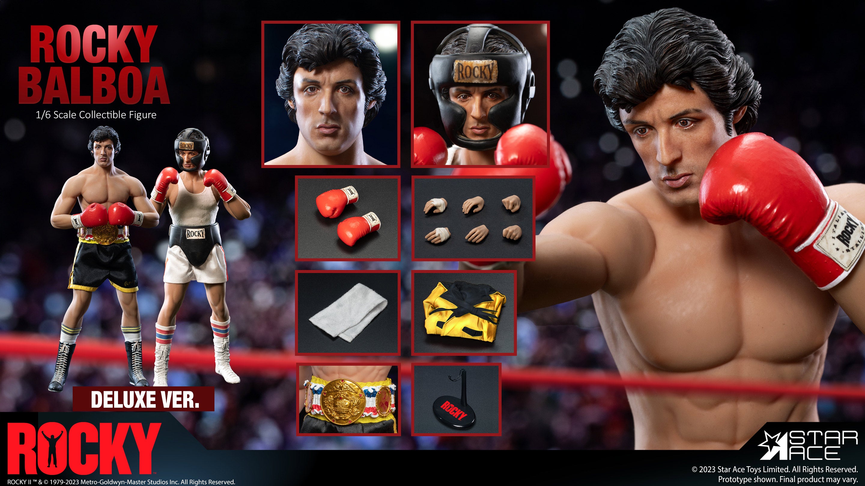PRE-ORDER Star Ace Toys Ltd - Rocky II - Rocky: Deluxe Ver. 1/6