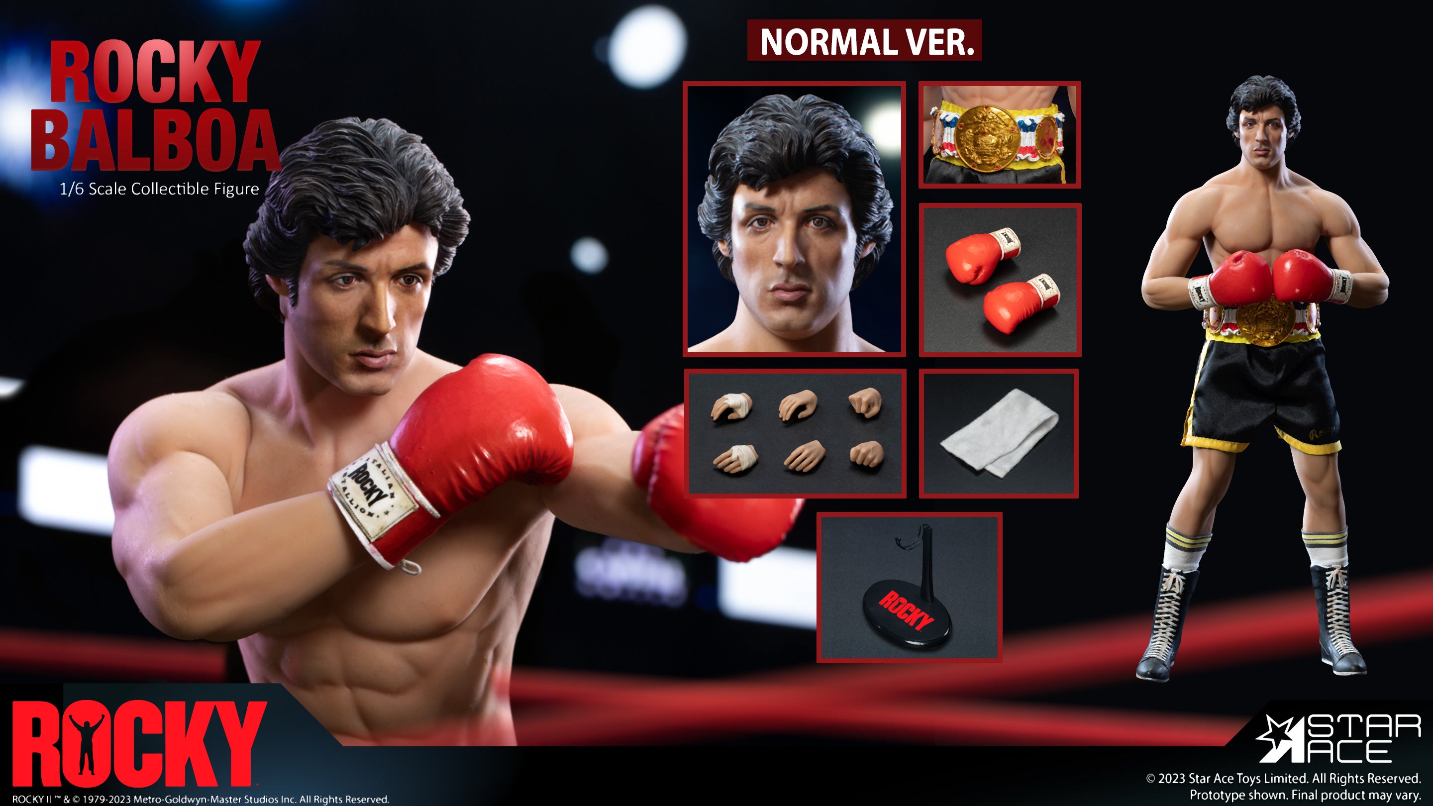 PRE-ORDER Star Ace Toys Ltd - Rocky II - Rocky: Normal Ver. 1/6