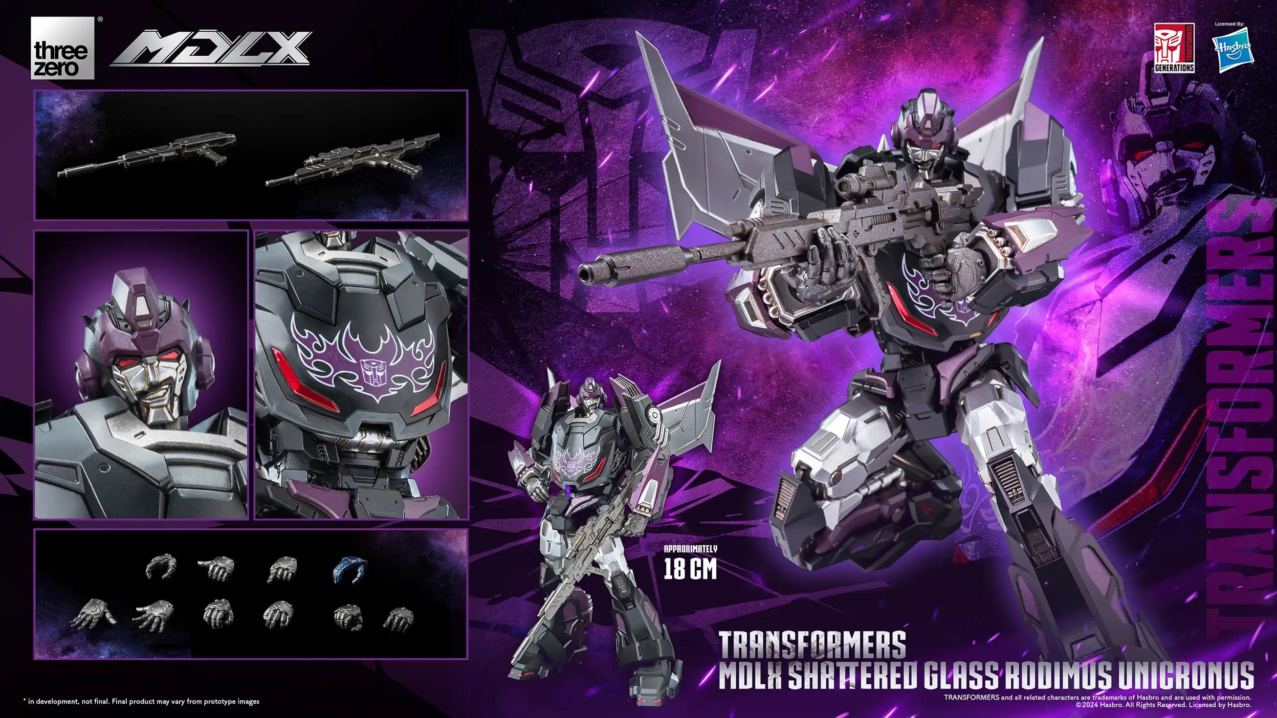 PRE-ORDER threezero - Transformers: Shattered Glass - Rodimus Unicronus