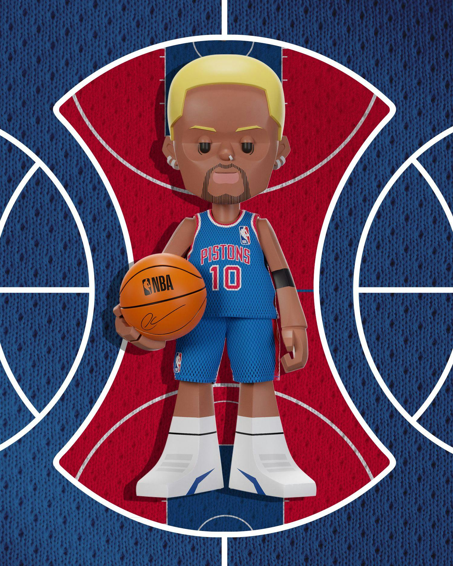 PRE-ORDER Mighty Jaxx - NBA 2023: Dennis Rodman (AllStars Edition) [2025 Q1 Release]