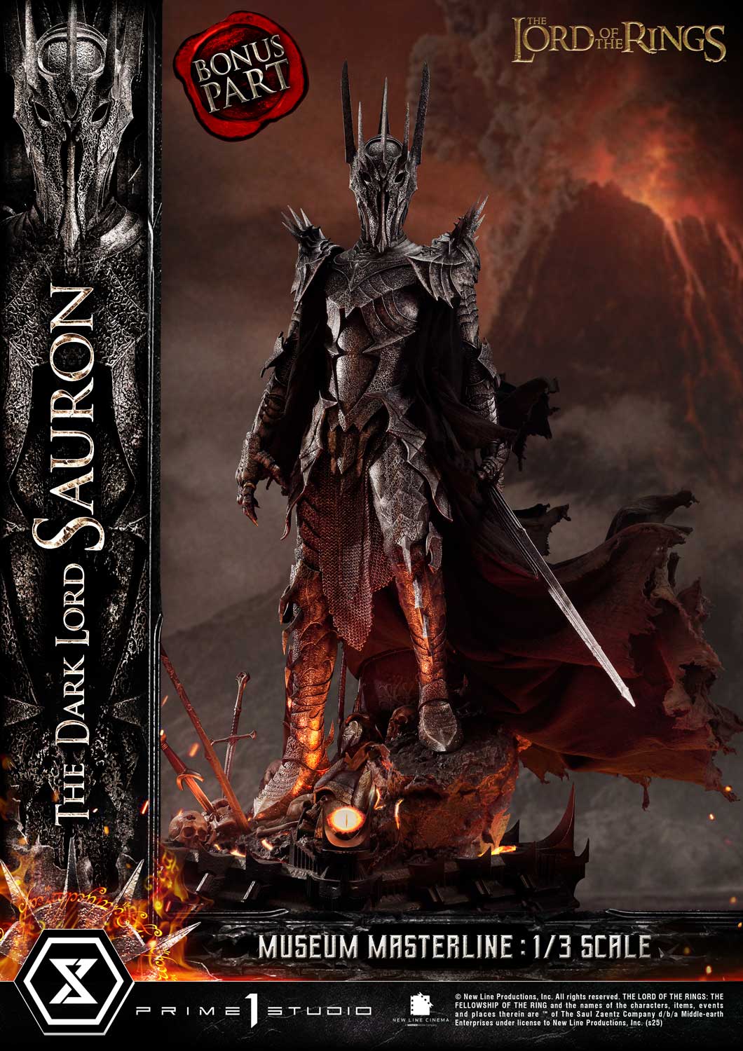 PRE-ORDER Prime1 Studio - Musuem Masterline - The Lord of the Rings - The Dark Lord Sauron: Bonus Ver. 1/3