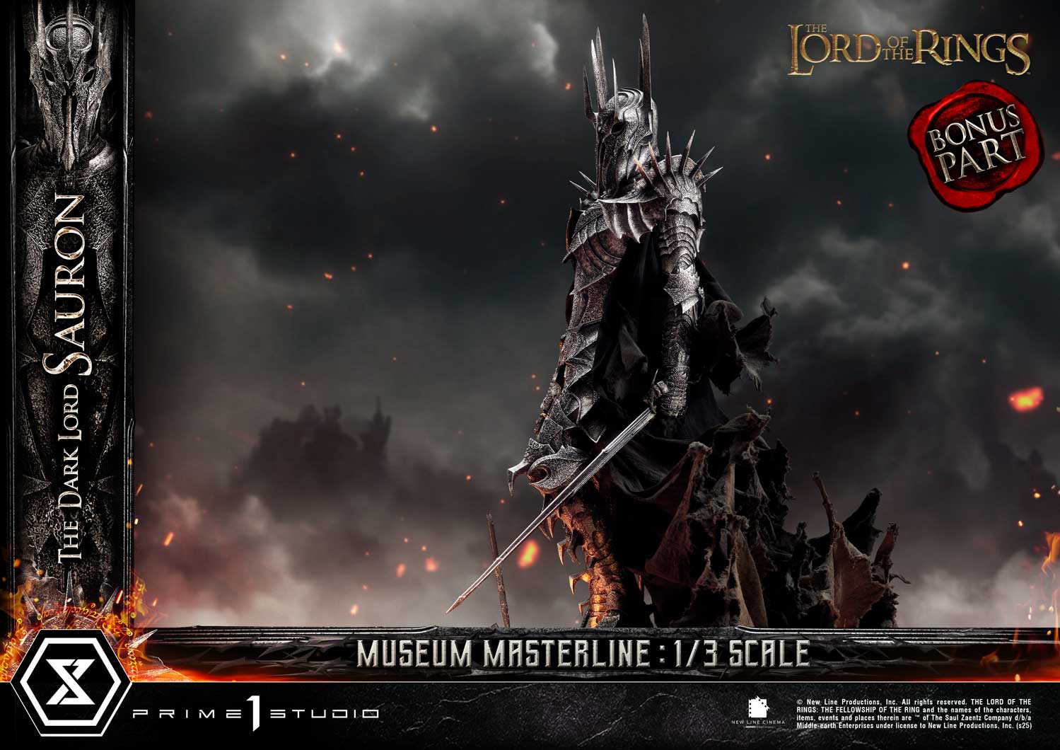 PRE-ORDER Prime1 Studio - Musuem Masterline - The Lord of the Rings - The Dark Lord Sauron: Bonus Ver. 1/3