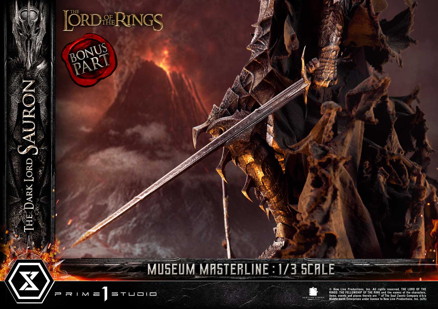 PRE-ORDER Prime1 Studio - Musuem Masterline - The Lord of the Rings - The Dark Lord Sauron: Bonus Ver. 1/3