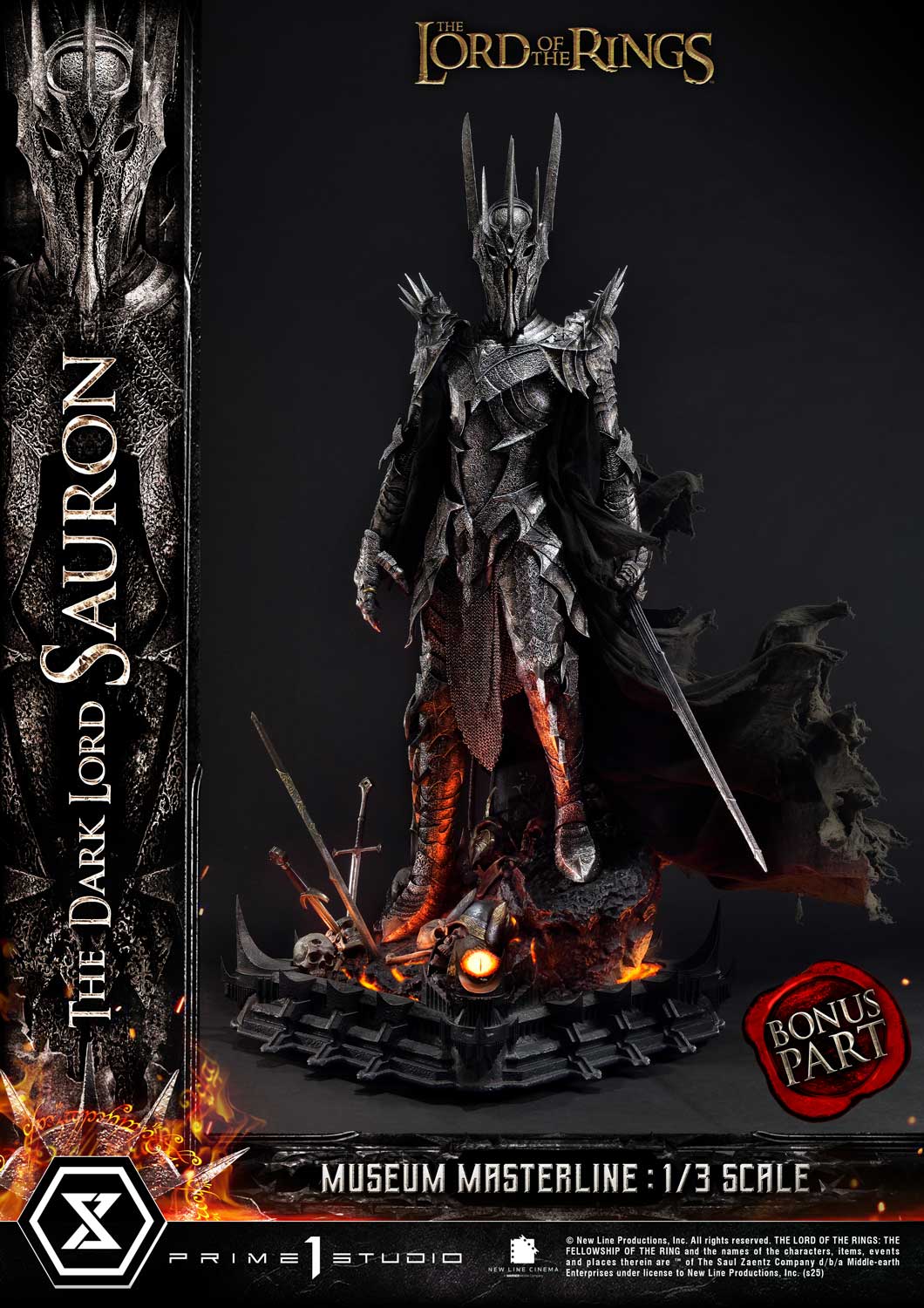 PRE-ORDER Prime1 Studio - Musuem Masterline - The Lord of the Rings - The Dark Lord Sauron: Bonus Ver. 1/3