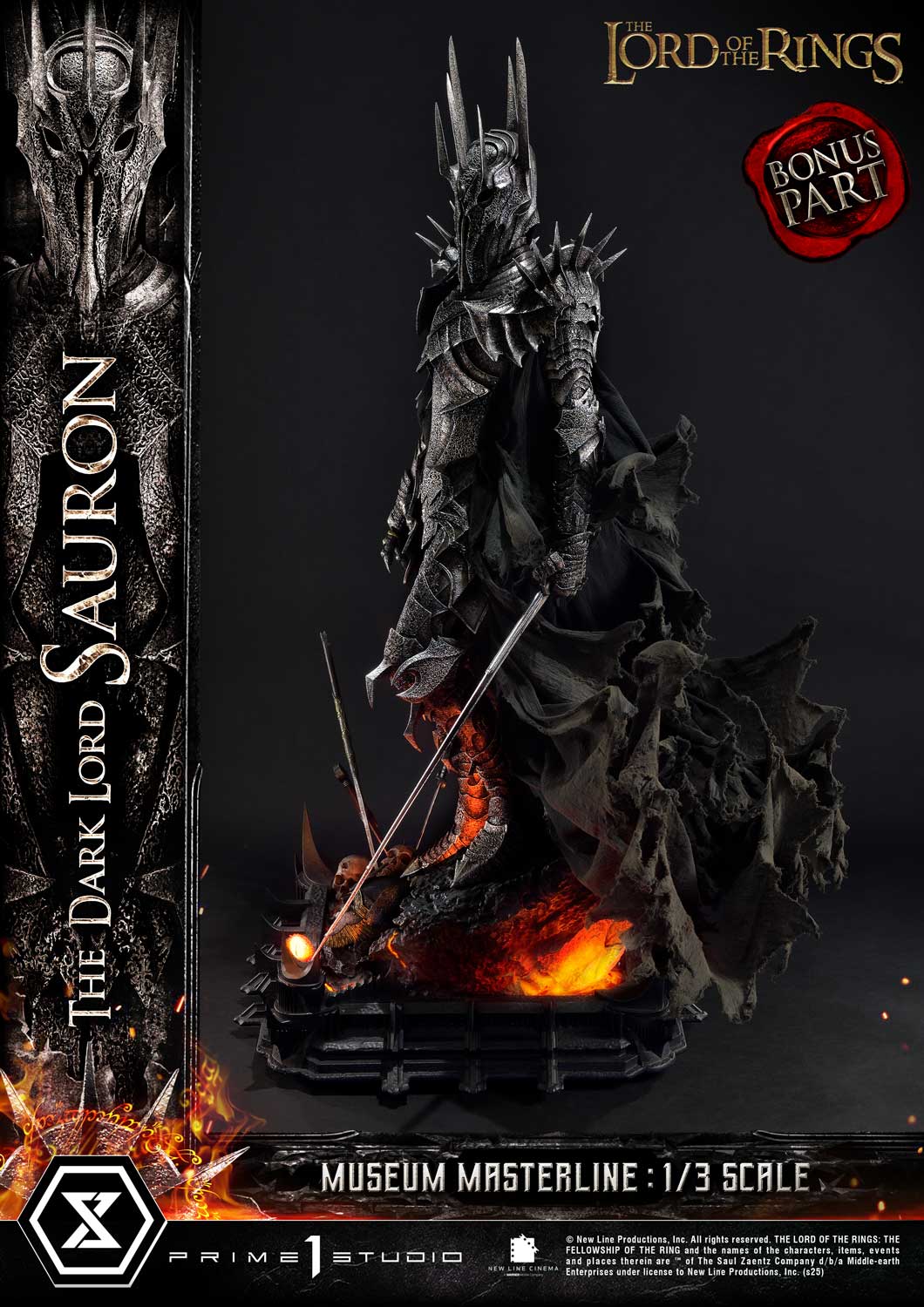 PRE-ORDER Prime1 Studio - Musuem Masterline - The Lord of the Rings - The Dark Lord Sauron: Bonus Ver. 1/3