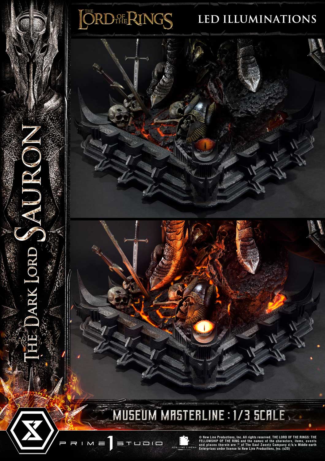 PRE-ORDER Prime1 Studio - Musuem Masterline - The Lord of the Rings - The Dark Lord Sauron: Bonus Ver. 1/3
