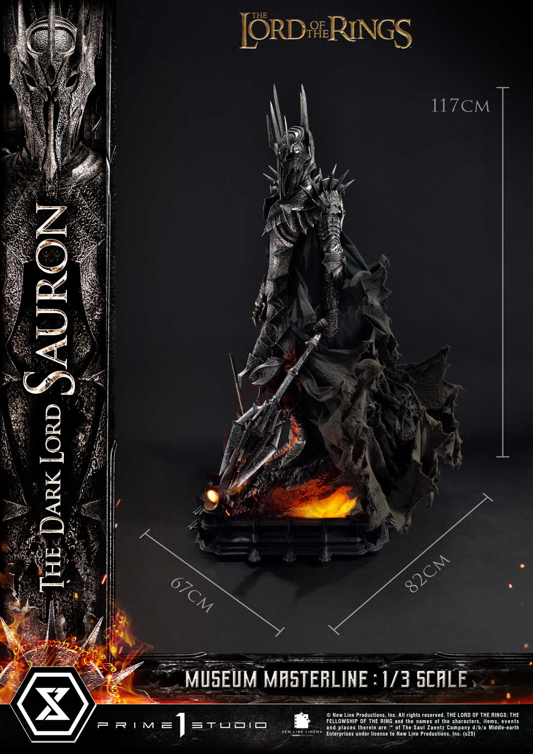 PRE-ORDER Prime1 Studio - Musuem Masterline - The Lord of the Rings - The Dark Lord Sauron: Bonus Ver. 1/3