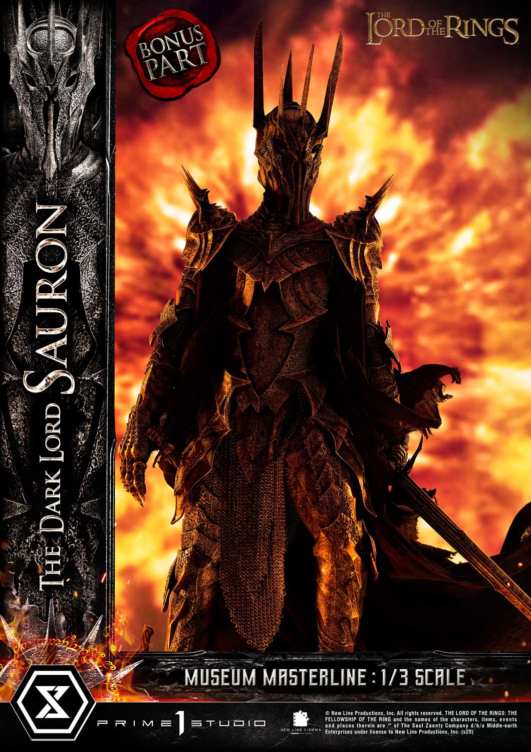 PRE-ORDER Prime1 Studio - Musuem Masterline - The Lord of the Rings - The Dark Lord Sauron: Bonus Ver. 1/3