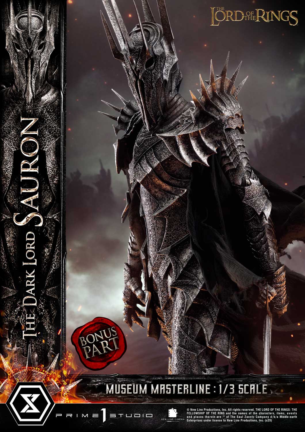 PRE-ORDER Prime1 Studio - Musuem Masterline - The Lord of the Rings - The Dark Lord Sauron: Bonus Ver. 1/3