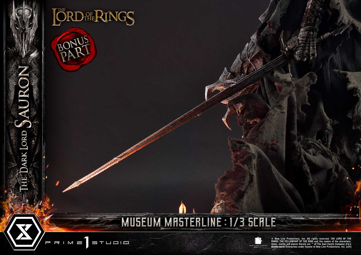 PRE-ORDER Prime1 Studio - Musuem Masterline - The Lord of the Rings - The Dark Lord Sauron: Bonus Ver. 1/3